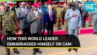 South Sudan Pres wets himself on live TV, video goes viral | Watch