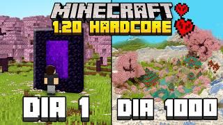 SOBREVIVI 1000 DIAS NO MINECRAFT HARDCORE SURVIVAL 1.20 - O FILME