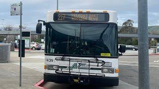 (Fast Operator) AC Transit #1439 on Route 217 (FULL ROUTE)