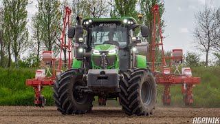 Corn Seeding at Belluco Farm  | *NEW* Deutz-Fahr 6135C + Maschio Gaspardo Magica