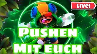 Live mit euch auf R30 pushen!  Jeder kann mitspielen/Brawl Stars Deutsch Live