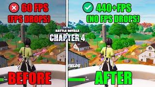 Fortnite Chapter 4 Season 1 FPS BOOST And Fix Input Delay  Fortnite Chapter 4 Best Settings In 2023