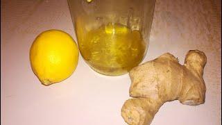 Mixture for immunity - ginger, lemon and honey - video recipe!