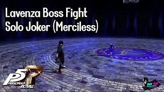 Lavenza Boss Fight Solo Joker (with DLC) - Persona 5 Royal