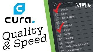 Cura Settings to Get The Best 3D Prints | Quality & Speed Settings for Awesome Detailed Prints