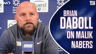 Brian Daboll on Malik Nabers' comments after Giants' loss | SNY