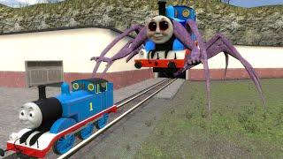 Building a Thomas Train Chased By New Cursed Thomas Train Purple Arms in Garry's Mod