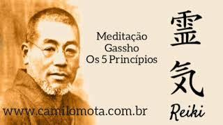 Prática de meditação gassho e os 5 Princípios do Reiki