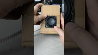 DIY paper box speaker, JBL 2" midbass
