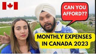 Monthly Expenses in Canada 2023| Watch this before coming to Canada.