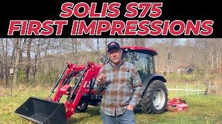 Solis S75 Compact Utility Tractor Arrives - First Impressions