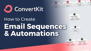 How to use and create a ConvertKit Visual Automations (Set & Forget Email Sequences!)