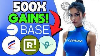 Top 8 Favorite Base Chain Crypto Altcoins Set to EXPLODE 500x This Bull Run (BLACKROCK INVESTMENT!)