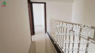 3 Bhk Duplex apartment For Sale in Gera World of joy Kharadi Pune