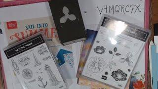 LET'S MAKE a FEW CARDS - ft. SAILING HOME & FLORAL ESSENCE