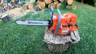 Farmertec 395 xp vicces  first cut :)