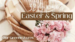 32 BEST EASTER & SPRING HOME DECOR PROJECTS & DECORATING IDEAS