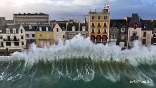 Grande marée mars 2023- Drone- Saint-Malo France