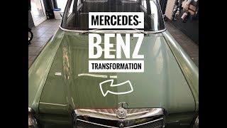 Mercedes-Benz W115 Transformation /ENGLISH SUB!!/ ausgeblichenen Lack polieren/ OneWax /