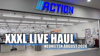 XXXL ACTION LIVE HAUL | AUGUST 2024 | HERBST DEKO | BASTEL ABTEILUNG | NEUHEITEN