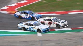 Final Lap Lead Change & Ty Gibbs Spin from the stands - NASCAR Xfinity Series at COTA 2024