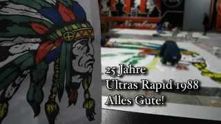 FCN Gladbach - 03.02.2013 - Choreo 25Jahre Ultras Rapid