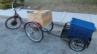 114$ Bike Trailer from Amazon (E-trike v1.7)