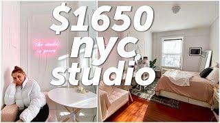 My 250 sq ft NYC Studio Apartment Tour! What $1650 gets you in Brooklyn