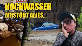 Hochwasser überflutet meine Autos und Halle...