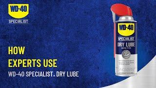 How do the experts use WD-40 Specialist® Dry Lube? It only takes a minute to find out ⏱️‍