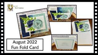 August 2022 Fun Fold Project - Double Box Fun Fold Card