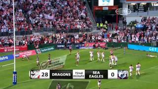 NRL 2010 Qualifying Final 4 (12/9/2010): Mark Gasiner try (St George/Illawarra Vs Manly)