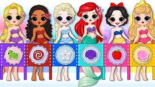 Paper Story | How To Make Princess Fashion Growing Up Full in Real Life | Fashion Paper Story