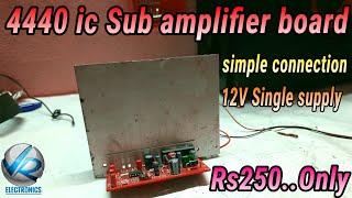 4440 Sub amplifier board review