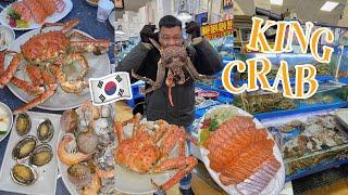 Korea Vlog #8: fresh king crab, live octopus, etc. at Noryangjin Fish Market in Seoul  | Bianca B.