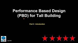 [ไทย] แนะนำ Performance based design ในเบื้องต้นสำหรับโครงสร้างอาคารสูง (สูงมากกว่า 50 เมตรขึ้นไป)