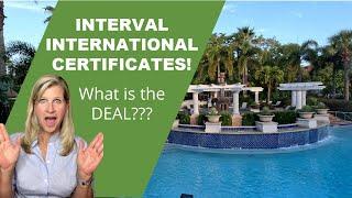 Discover the POWER of Interval International Certificates!