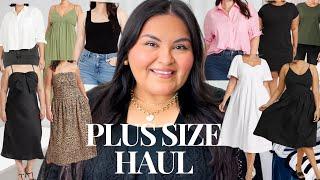 Plus Size Haul 2024 I Plus Size Summer Dresses I Summer Tops I Old Navy, Target, & Walmart Outfits