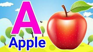 Phonics song with Two Word A for Apple ABC alphabet song with sound, for children #abcd #kidssong