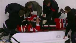 Raffi Torres hit on Marian Hossa. Phoenix Coyotes vs Chicago Blackhawks 4/17/12 NHL Hockey