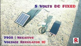 7905 Voltage Regulator Circuit Diagram LM7905 regulator circuit HOW TO MAKE SOLAR MOBILE CHARGER DIY