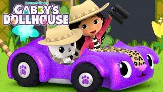 Gabby & Pandy Draw Their Own Jungle Safari! | GABBY'S DOLLHOUSE | Netflix