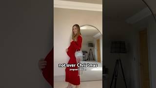 Not over Christmas #35weekspregnant Are you? #christmasdress #festive #pregnancy