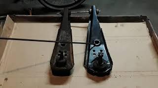 Fitting '65 Ford Mustang control arms to my '61 Falcon. Part 1.