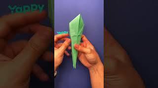 Игрушка из бумаги. Как сделать игрушку из бумаги и оригами. Я в яппи  #творчество #art #origami