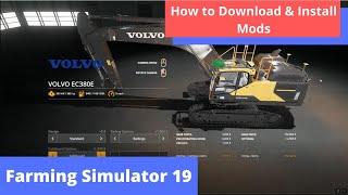 How to download & Install mods for FS19 (PC) only