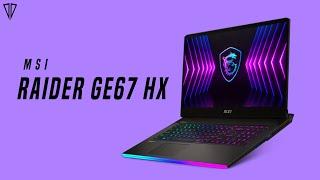 MSI Raider GE67 HX  - 12U  - Ultimate Gaming Laptop, 240Hz, OLED, RTX 30 