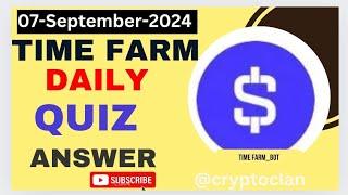 Time Farm Answers| When was blockchain technology first used in a government registry? 7 September