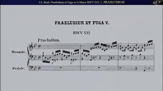 J.S.Bach: Prelude and Fugue in G Minor for Organ BWV 535 (Piano transcription)