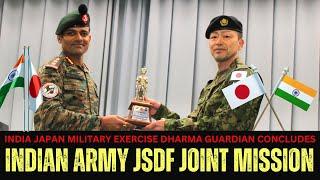 Indian Army And Japanese Self Defense Forces Joint Military Exercise Dharma Guardian Concludes